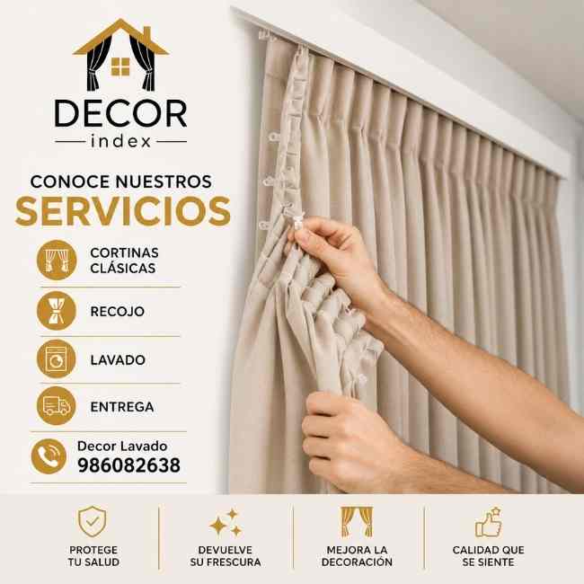 costos de limpieza de cortinas