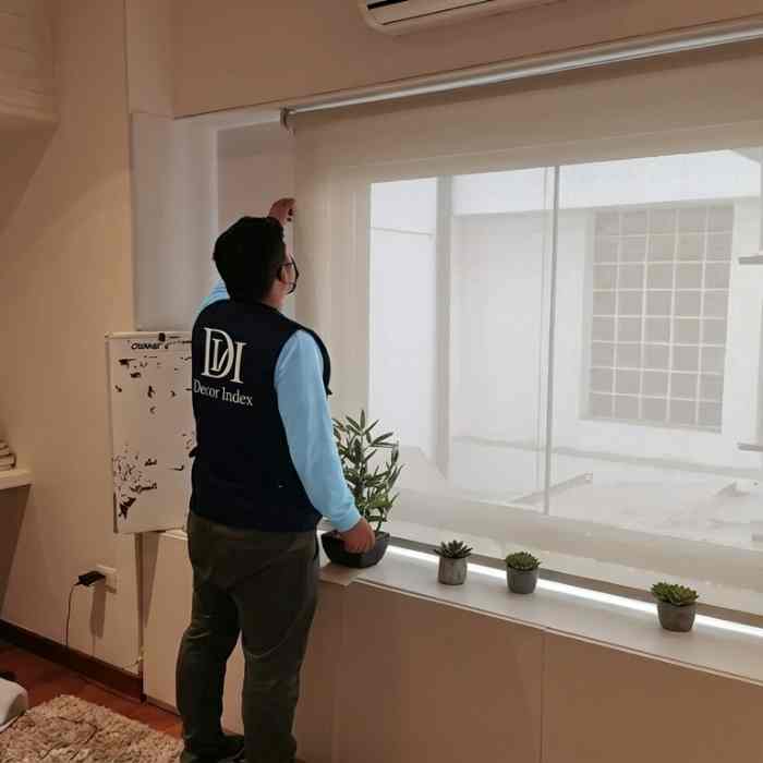 lavado de cortinas roller entrega e instalacion